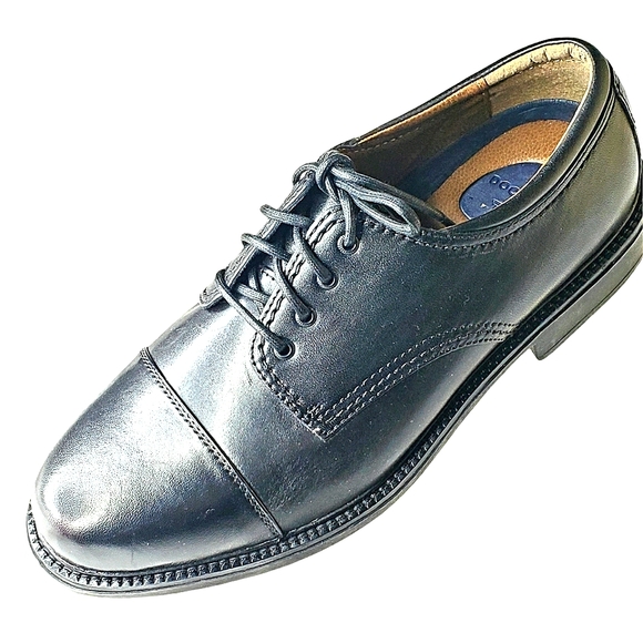 DOCKERS Men\'s Black Leather Tie Dress Shoe main image 5